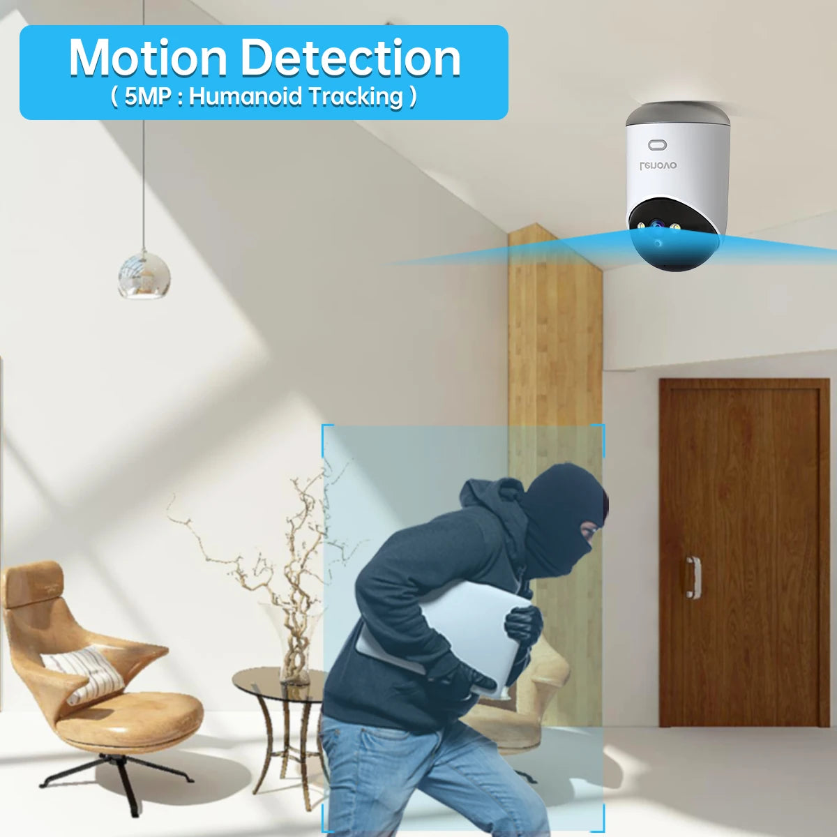 LENOVO camara con deteccion de movimiento ideal para monitor de bebé o prevencion de intento de robo